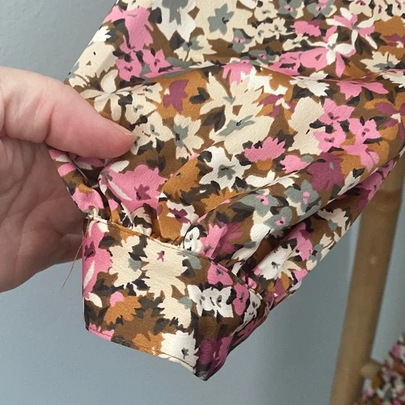 NWT LOFT Multicolor Floral Patterned dress - Picture 7 of 12